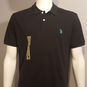 US Polo Assn L Men's Polo Slim Fit Black_